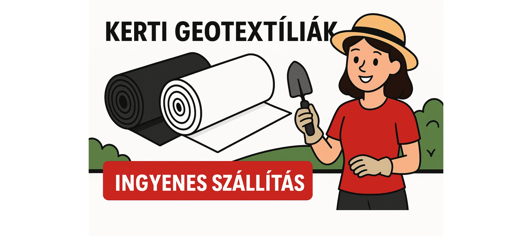 GEOTEXTIL INGYENES SZÁLLÍTÁSSAL 