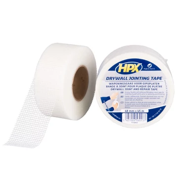 Gipszkarton Bandázs Szalag - fehér 48mm x 45m HPX Drywall Jointing Tape
