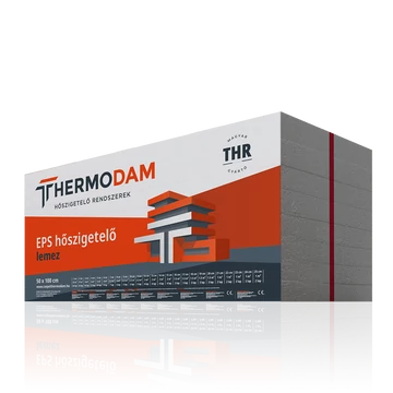 Thermodam Szürke EPS80 Homlokzati Hőszigetelő Lemez 160mm 1,5m2/csomag
