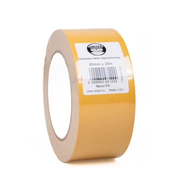 Kétoldalú hálós ragasztószalag - PP 25 m 220 mikron