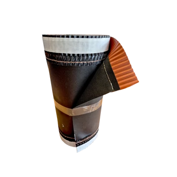 Kúpcserép alátét szalag - rézbarna, 5 m, 310 mm