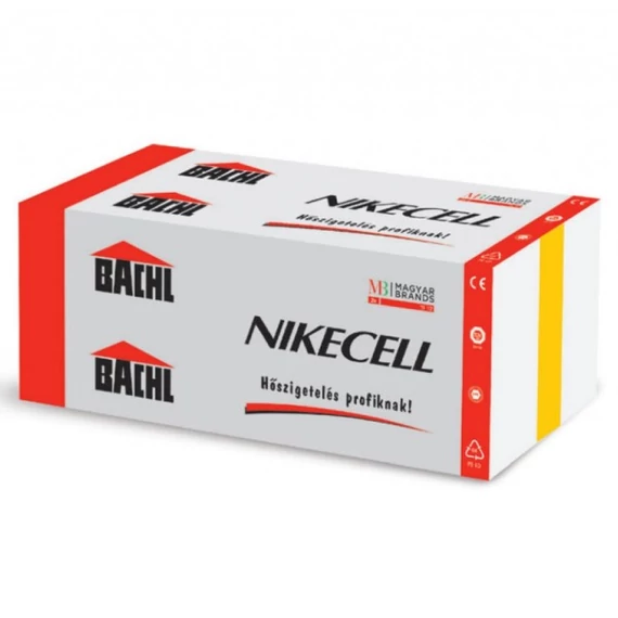 EPS100 Lépésálló Hőszigetelő Lemez BACHL Nikecell 80mm Vastagság 3m2/csomag