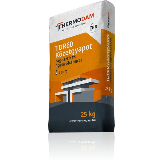 Kőzetgyapot Ragasztó és Ágyazótapasz Thermodam 25kg/zsák